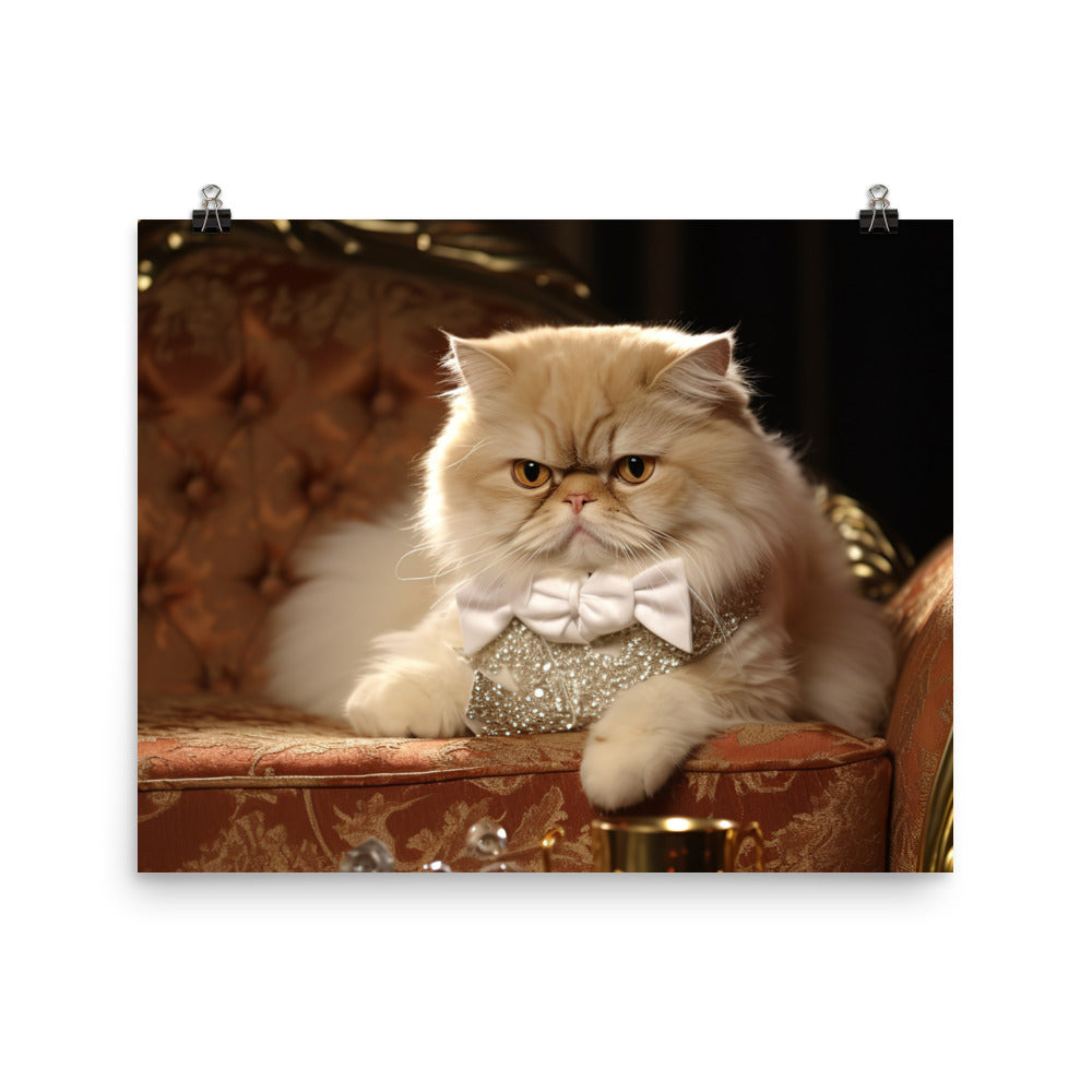 Exotic Shorthair Photo paper poster - PosterfyAI.com