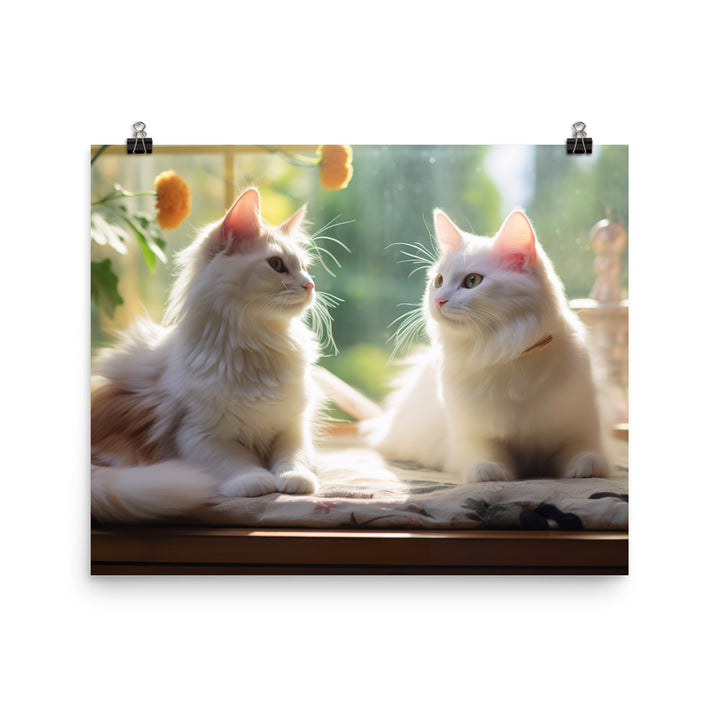 Turkish Van Photo paper poster - PosterfyAI.com