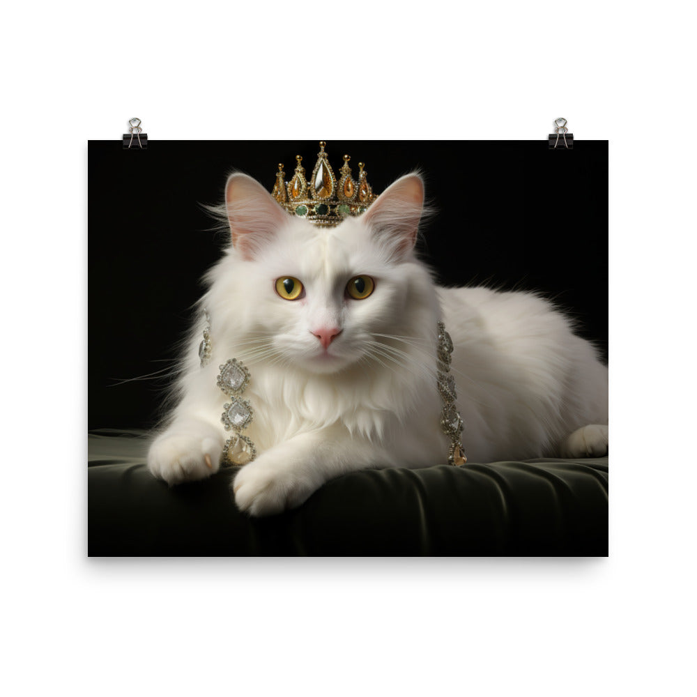 Turkish Van Photo paper poster - PosterfyAI.com