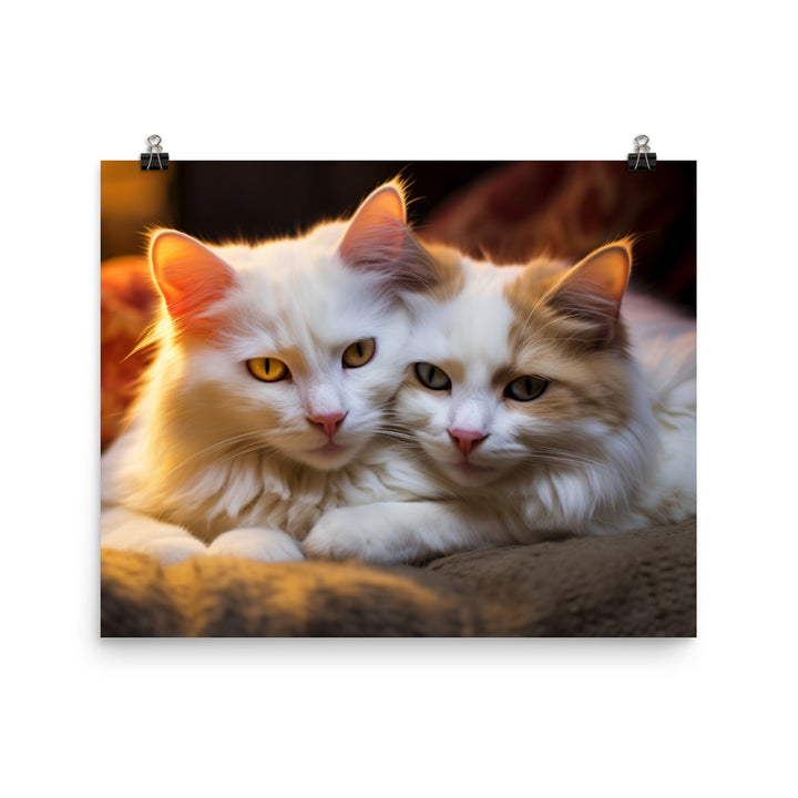 Turkish Van Photo paper poster - PosterfyAI.com