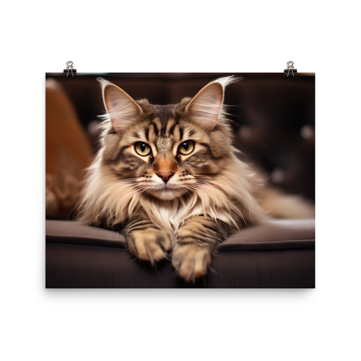 Maine Coon Photo paper poster - PosterfyAI.com