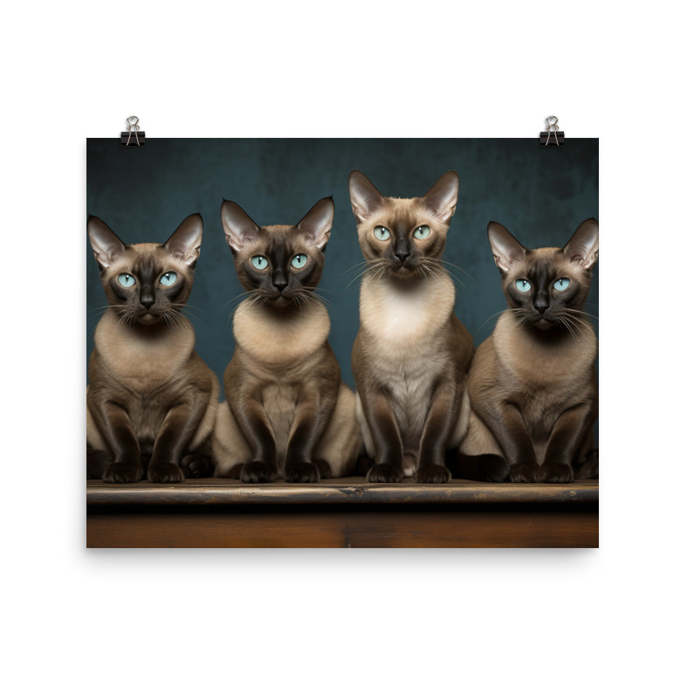 Tonkinese Photo paper poster - PosterfyAI.com