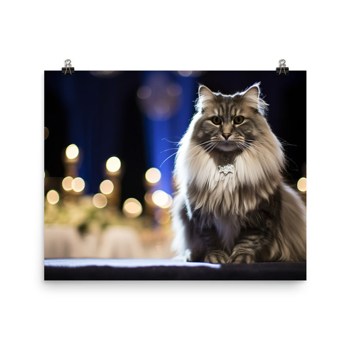 Norwegian Forest Photo paper poster - PosterfyAI.com