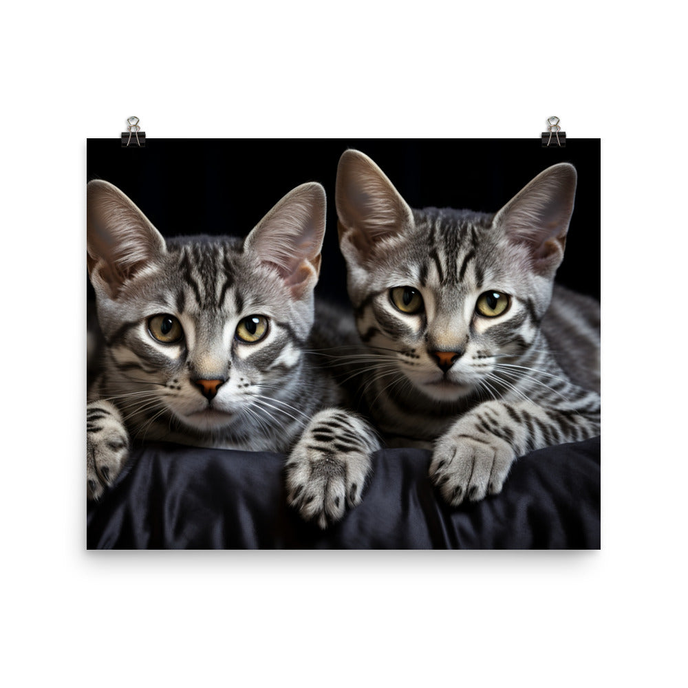 Egyptian Mau Photo paper poster - PosterfyAI.com