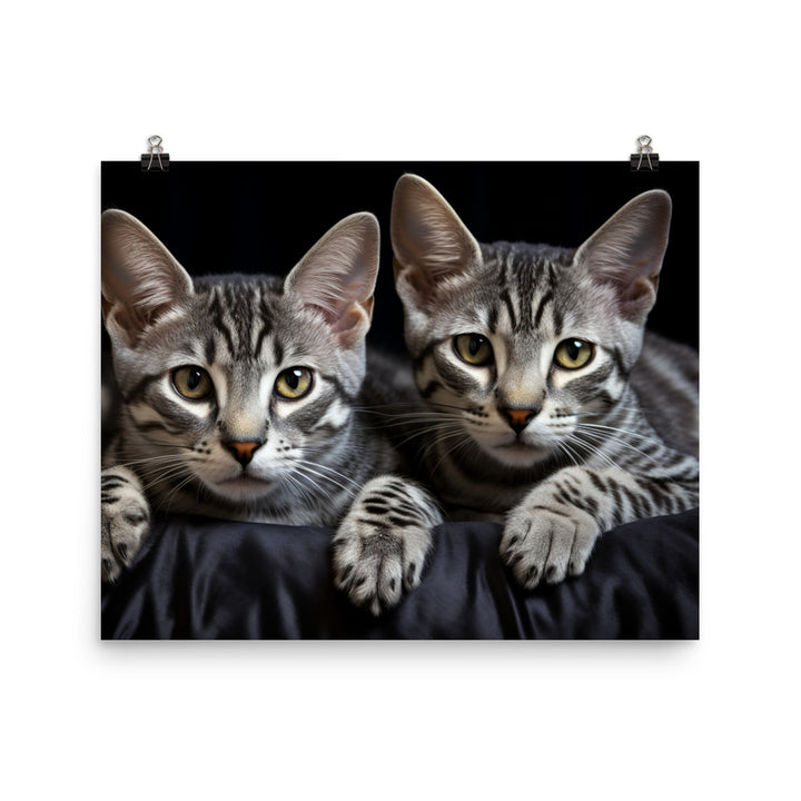 Egyptian Mau Photo paper poster - PosterfyAI.com