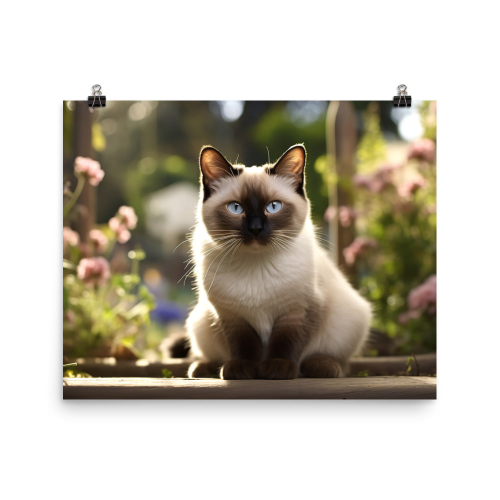 Siamese Photo paper poster - PosterfyAI.com