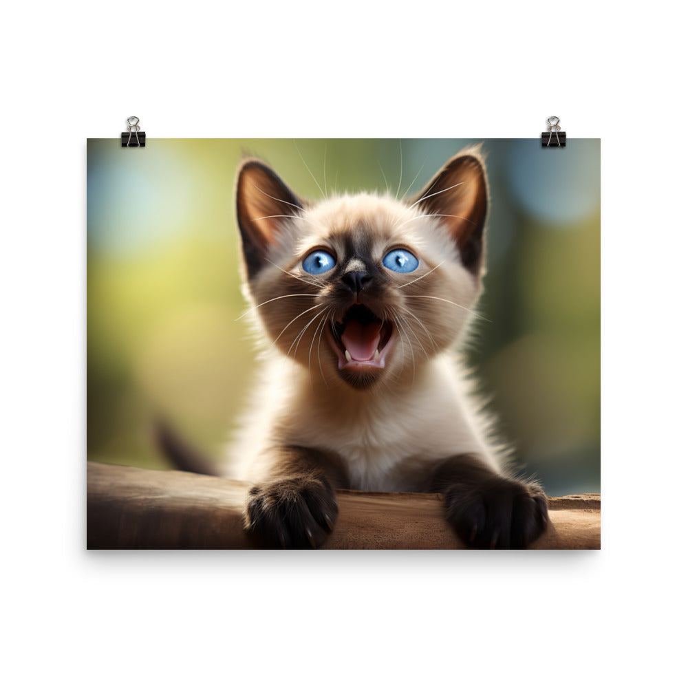 Siamese Photo paper poster - PosterfyAI.com