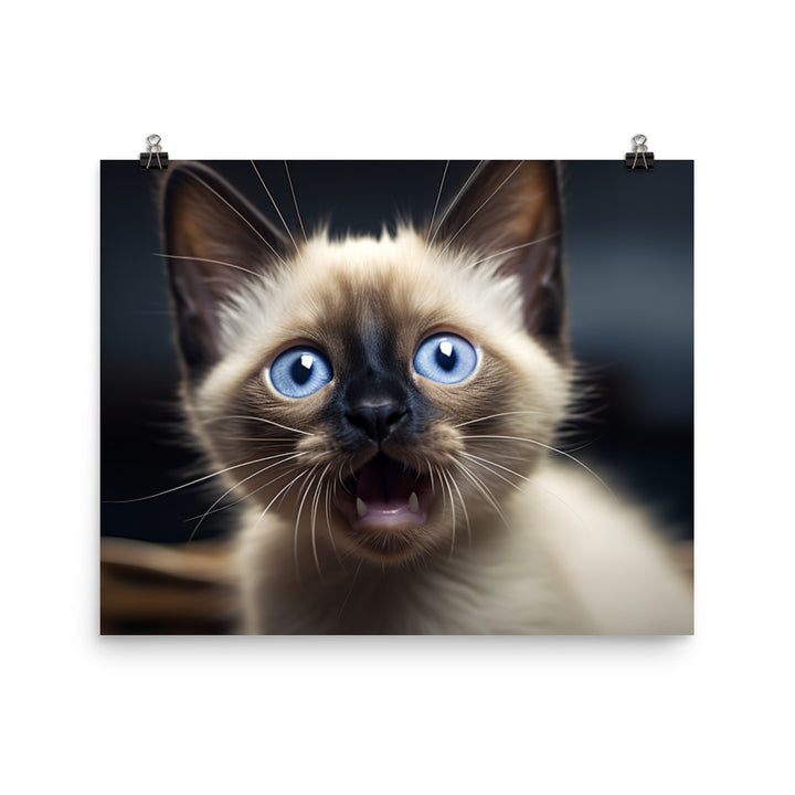 Siamese Photo paper poster - PosterfyAI.com