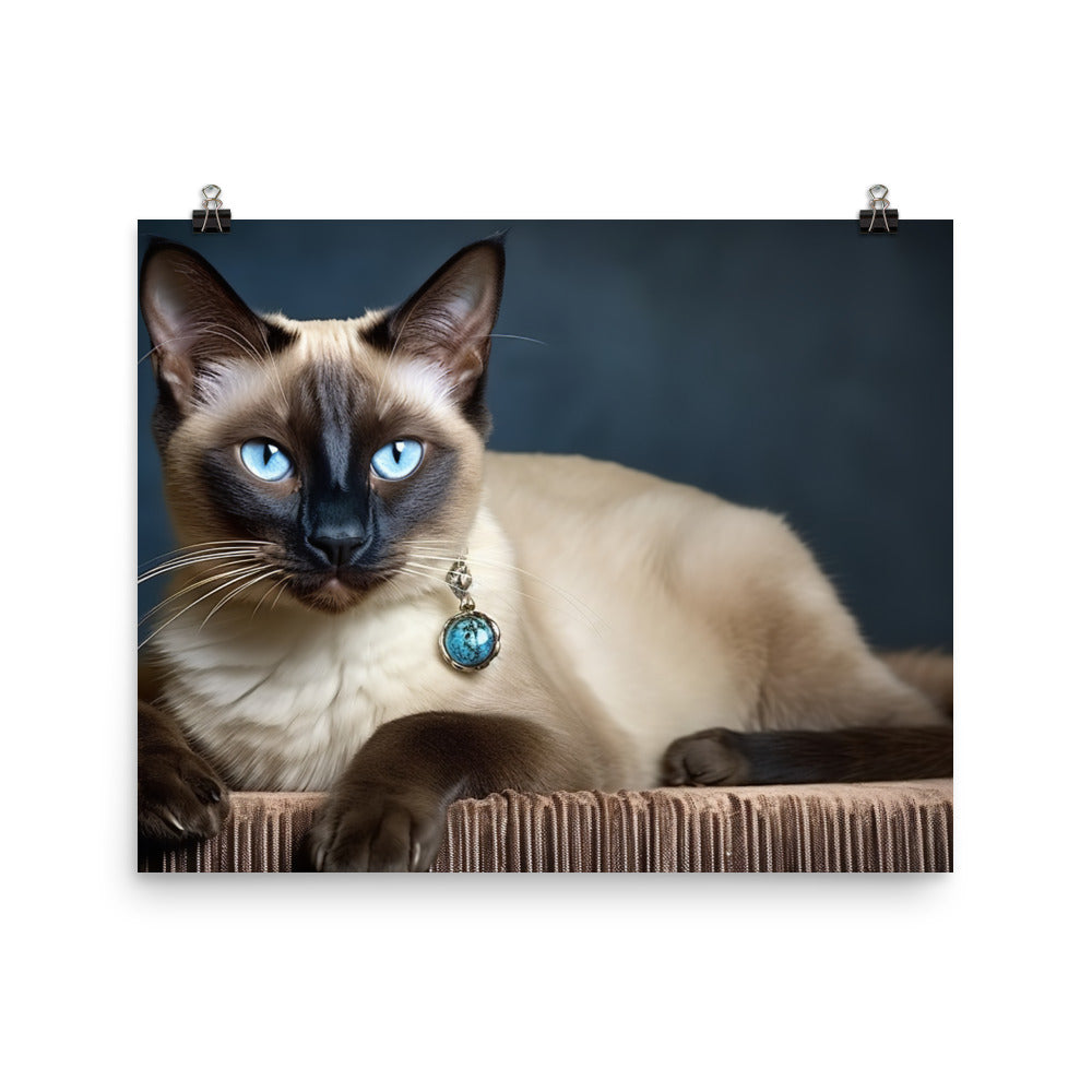 Siamese Photo paper poster - PosterfyAI.com