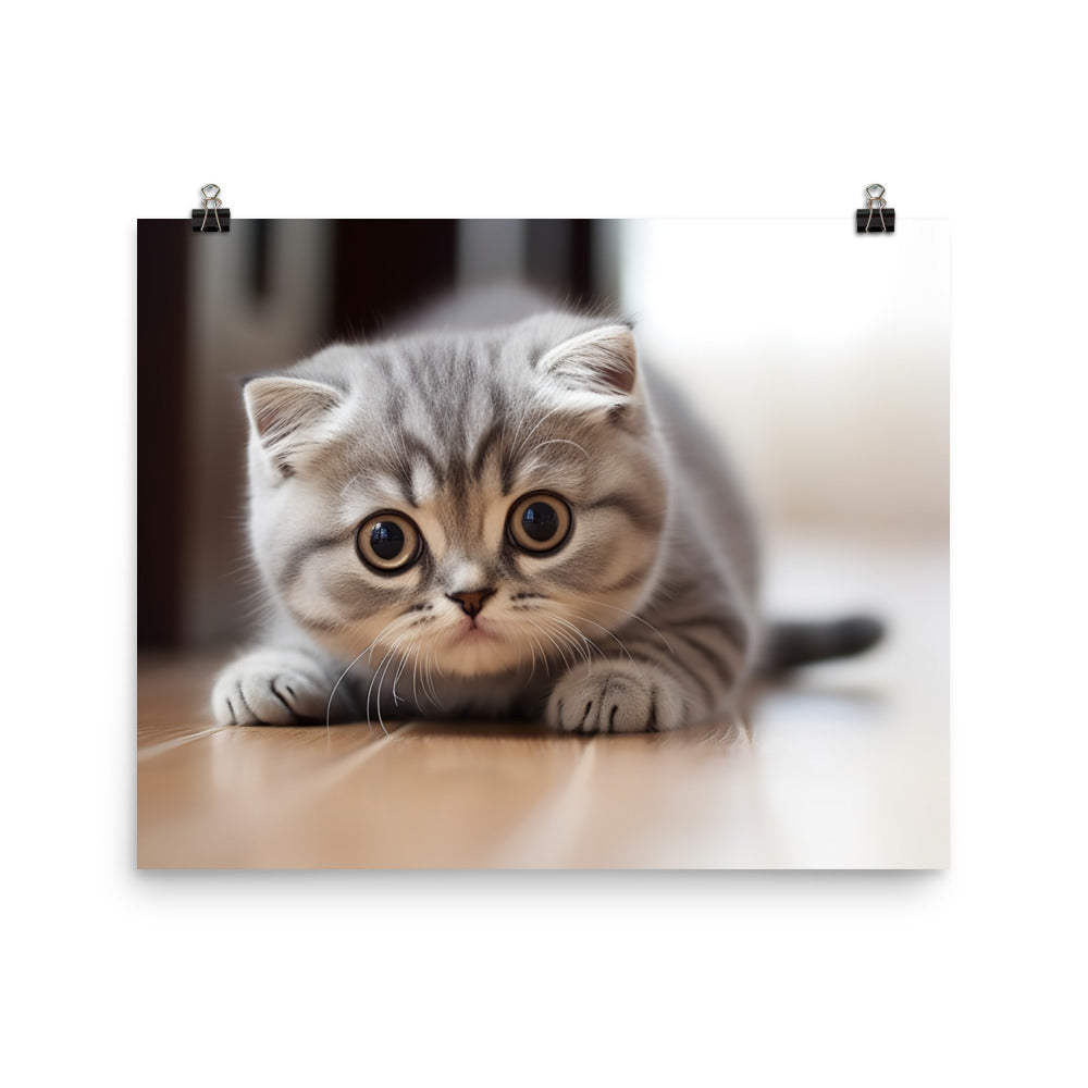 Scottish Fold Photo paper poster - PosterfyAI.com