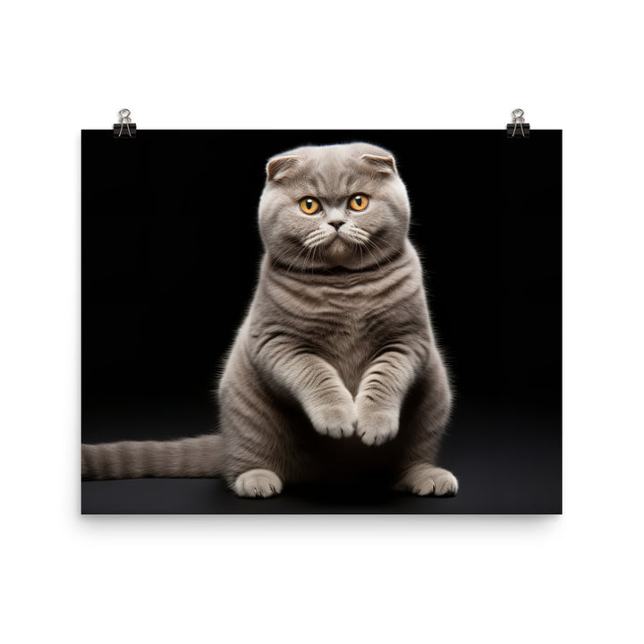 Scottish Fold Photo paper poster - PosterfyAI.com