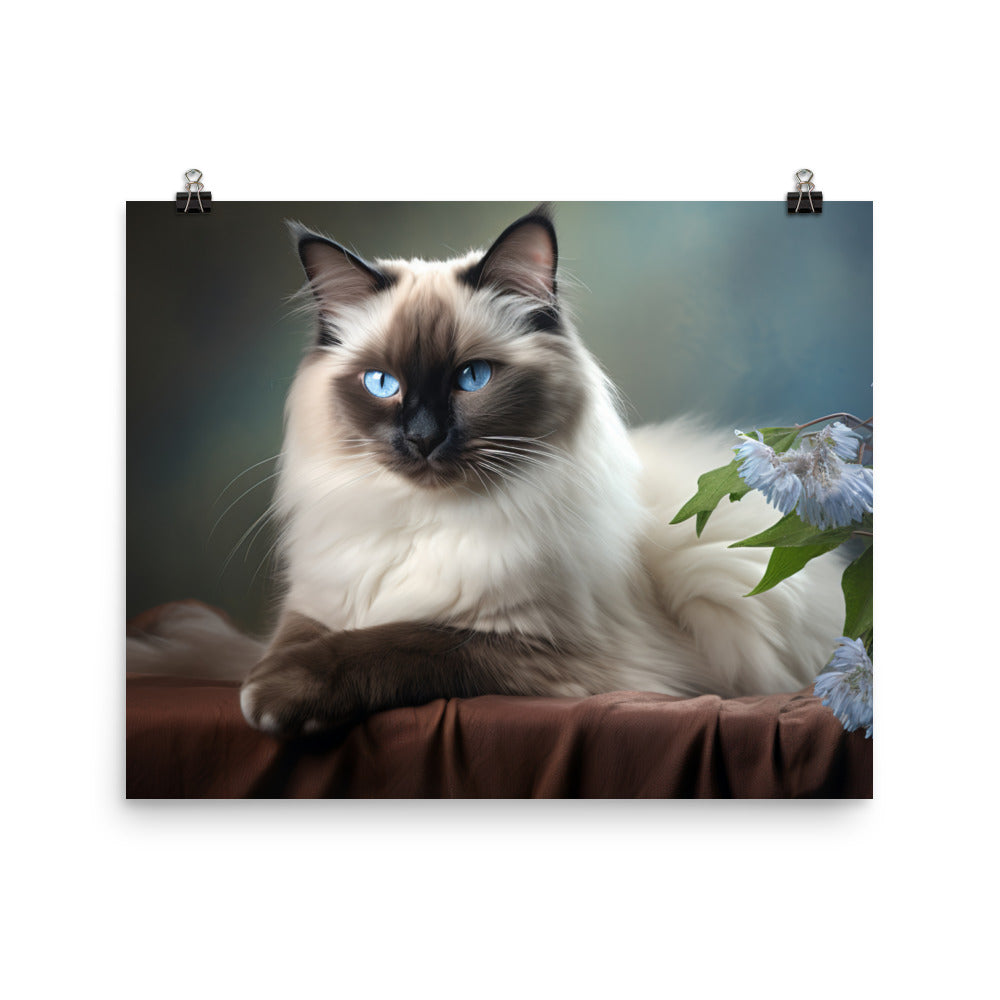 Birman Photo paper poster - PosterfyAI.com