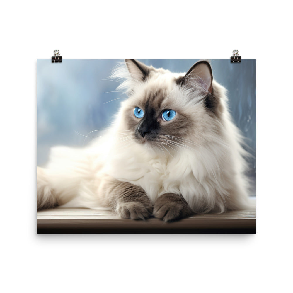 Birman Photo paper poster - PosterfyAI.com