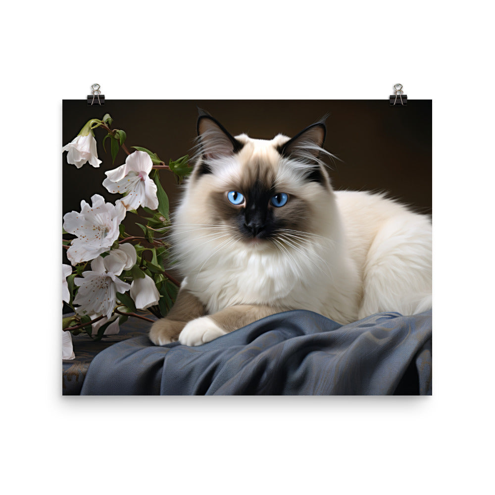 Birman Photo paper poster - PosterfyAI.com