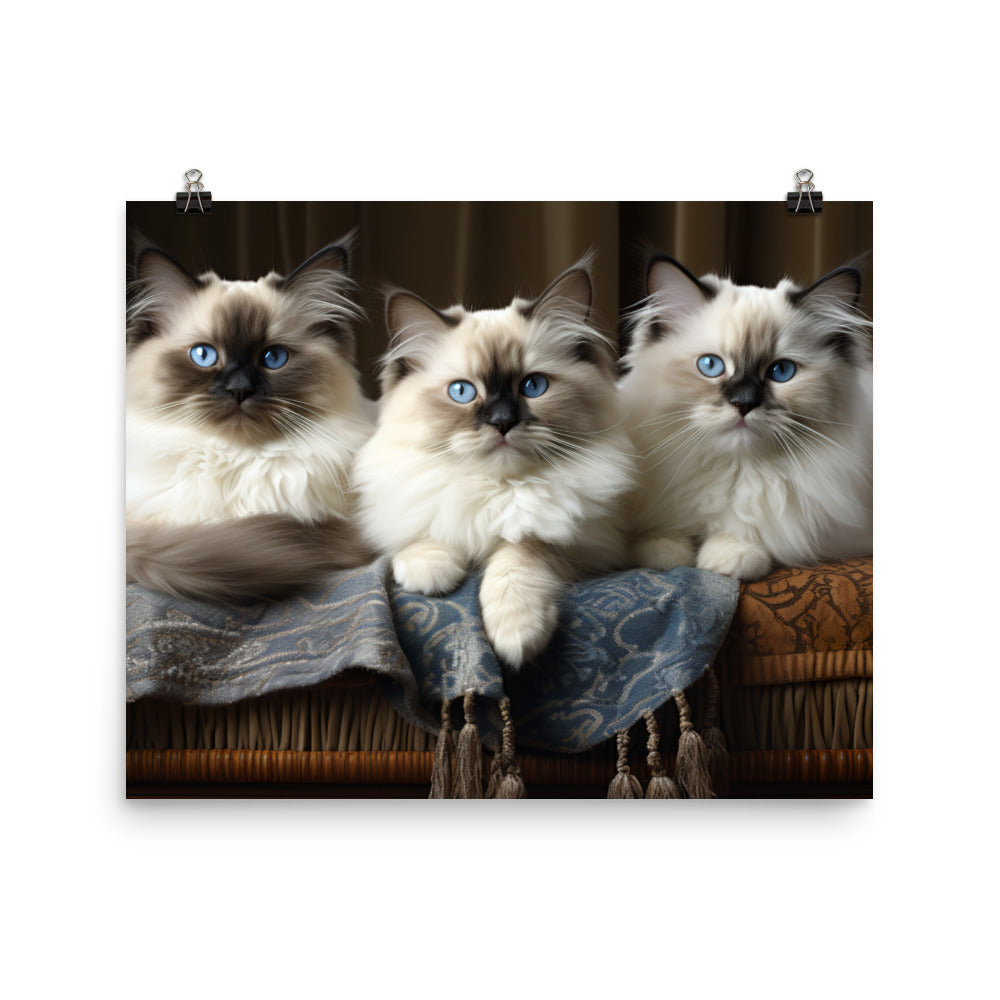 Birman Photo paper poster - PosterfyAI.com