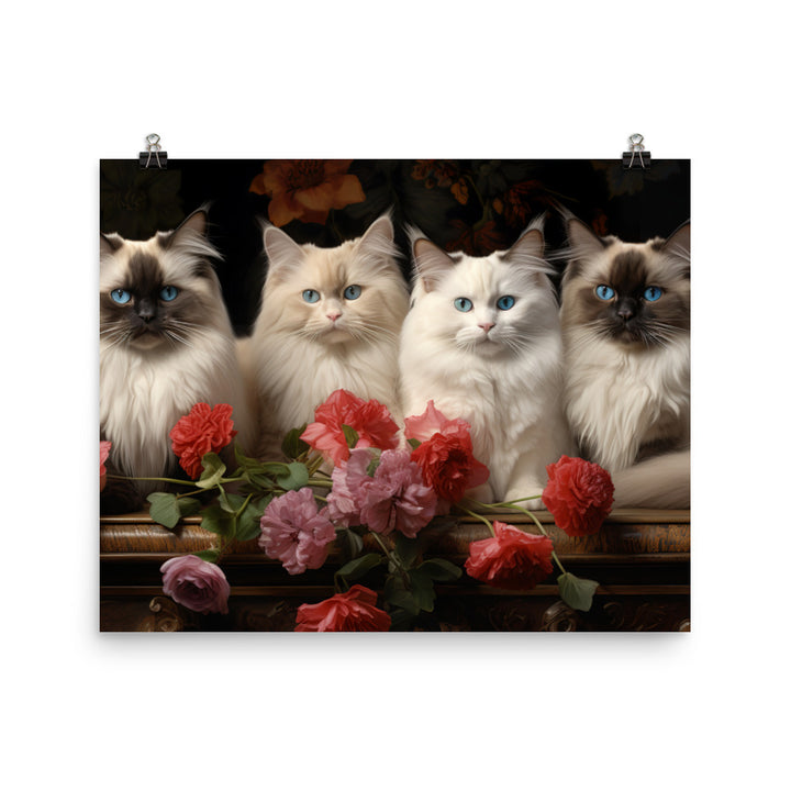 Birman Photo paper poster - PosterfyAI.com