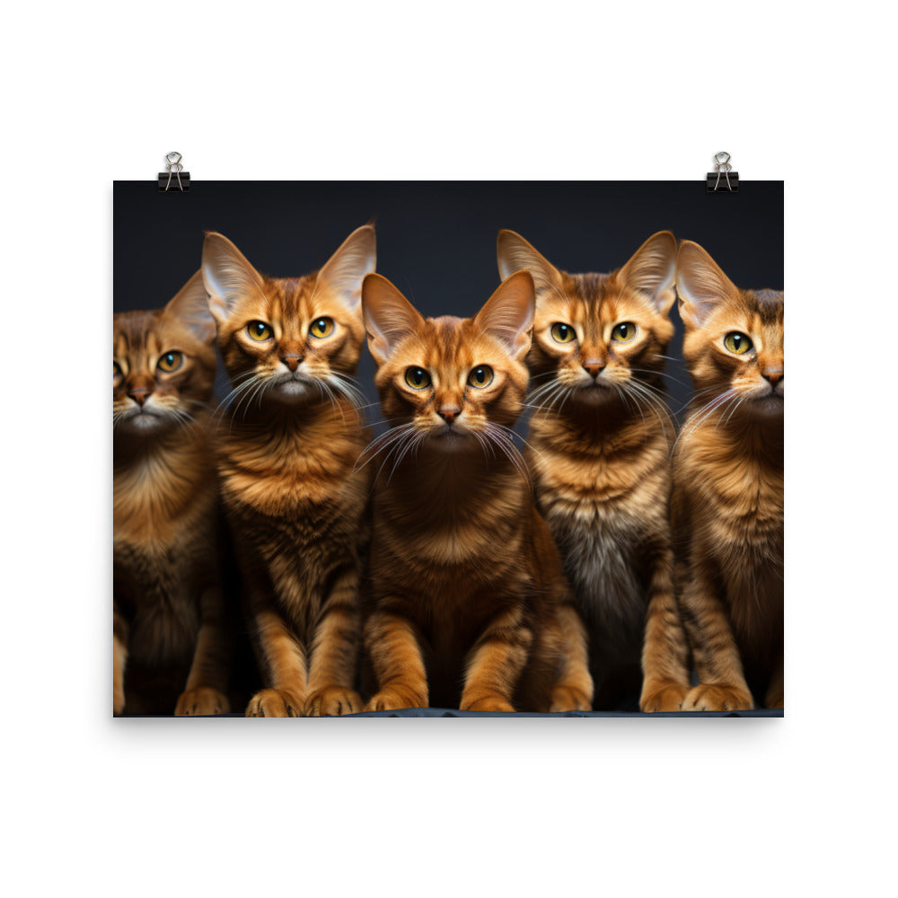 Abyssinian Photo paper poster - PosterfyAI.com