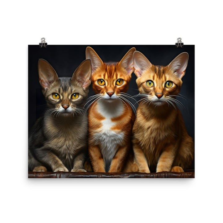 Abyssinian Photo paper poster - PosterfyAI.com