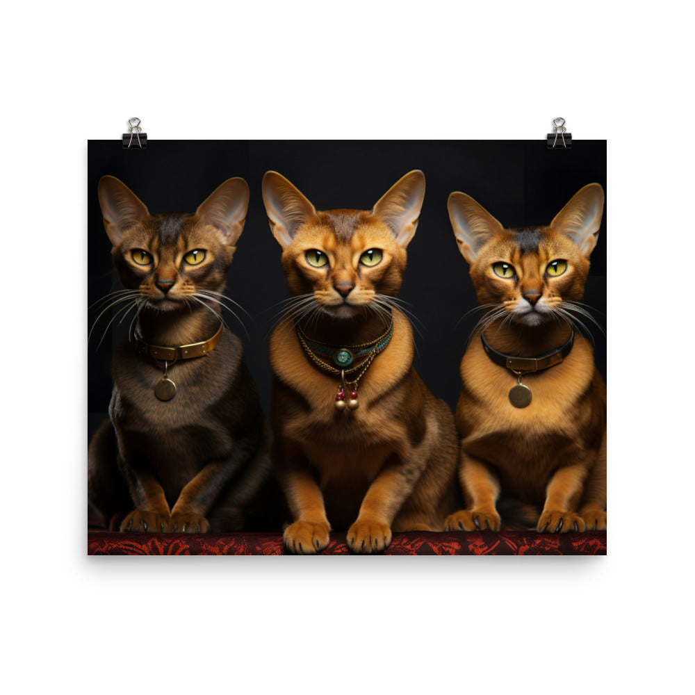 Abyssinian Photo paper poster - PosterfyAI.com