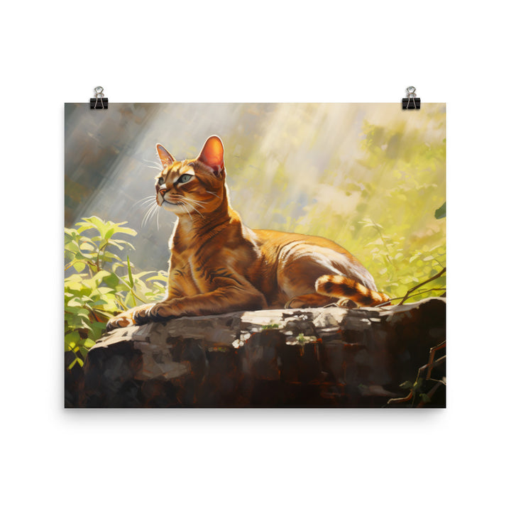 Abyssinian Photo paper poster - PosterfyAI.com