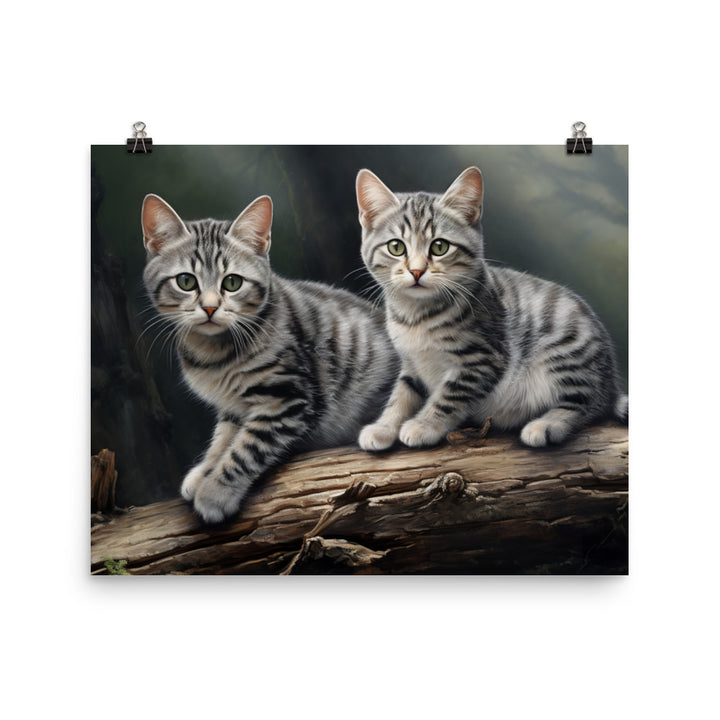 American Shorthair Photo paper poster - PosterfyAI.com