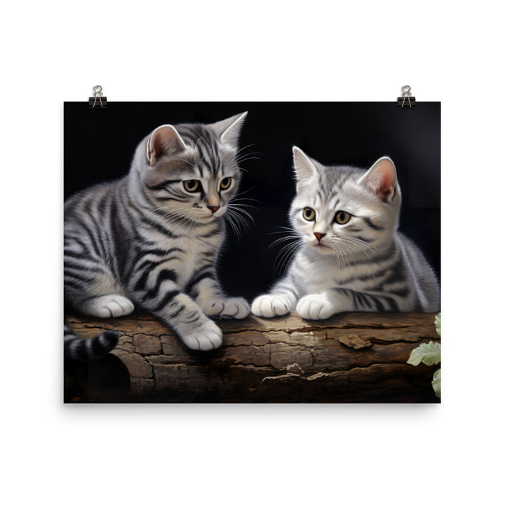 American Shorthair Photo paper poster - PosterfyAI.com