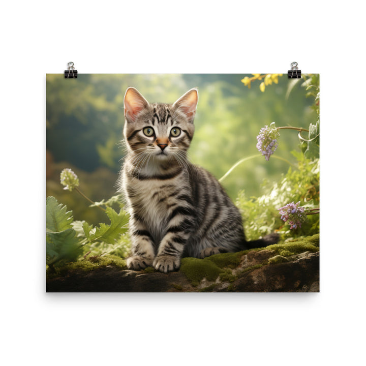 American Shorthair Photo paper poster - PosterfyAI.com