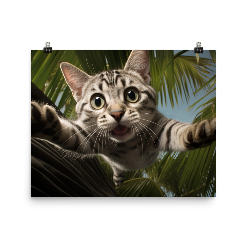 American Shorthair Photo paper poster - PosterfyAI.com