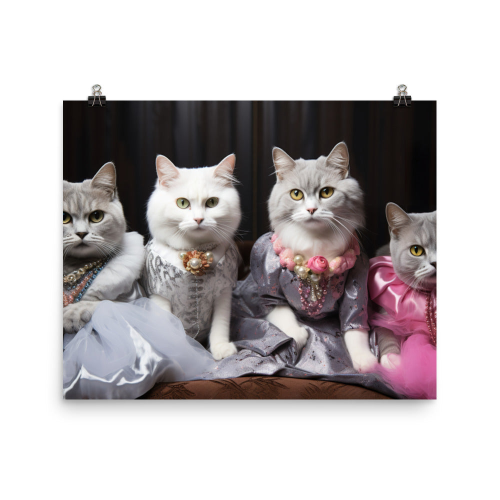 American Shorthair Photo paper poster - PosterfyAI.com