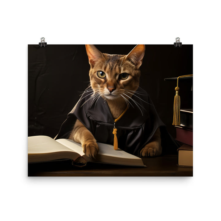 Abyssinian Student Photo paper poster - PosterfyAI.com