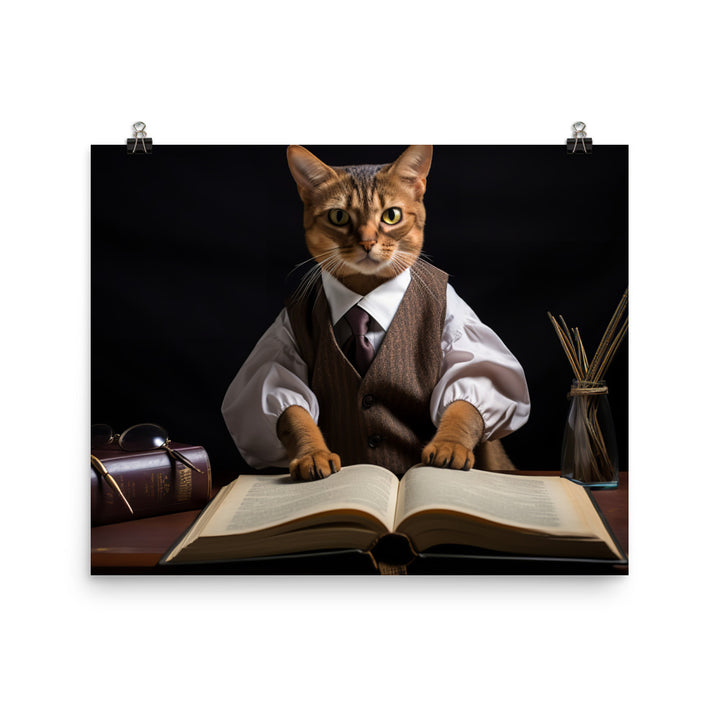 Abyssinian Student Photo paper poster - PosterfyAI.com