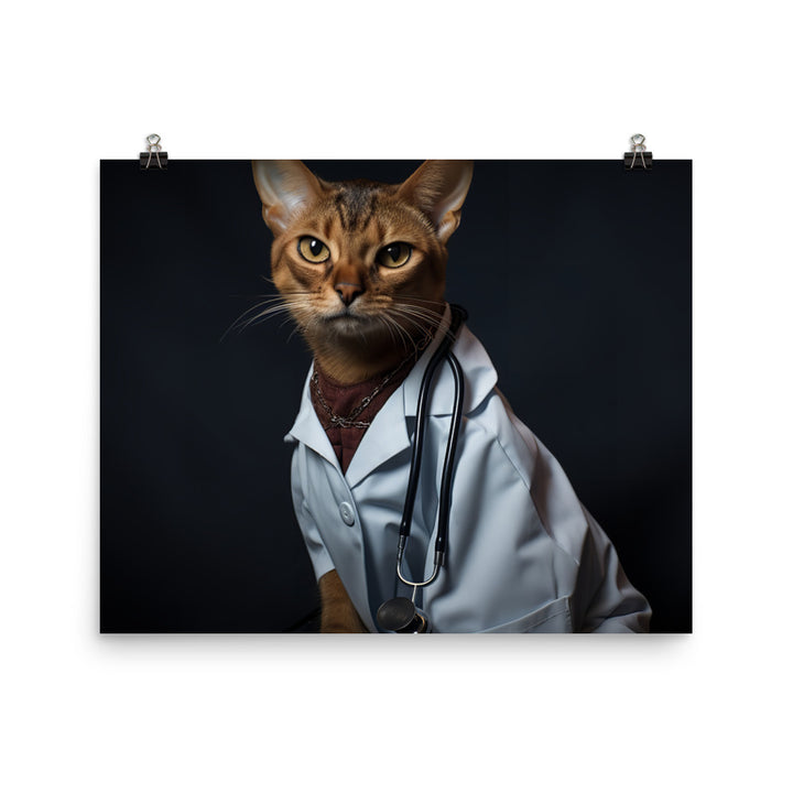 Abyssinian Doctor Photo paper poster - PosterfyAI.com