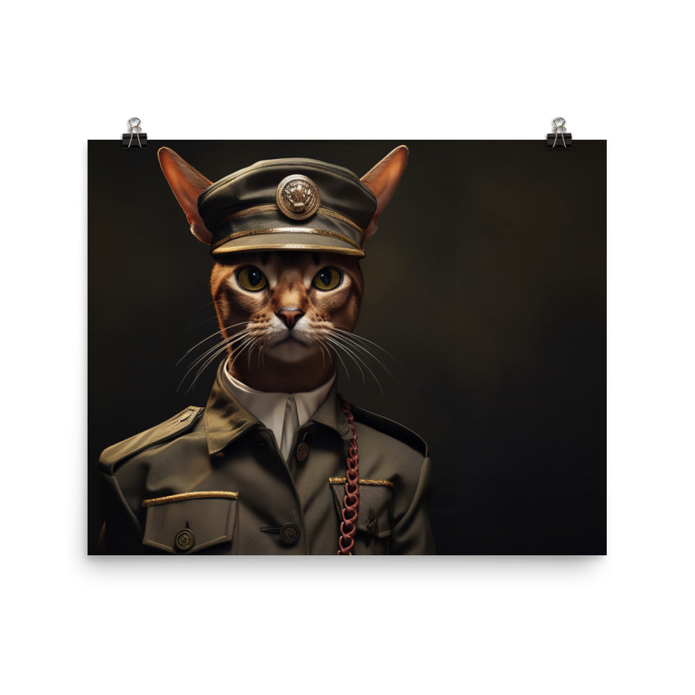 Abyssinian Prison Officer Photo paper poster - PosterfyAI.com