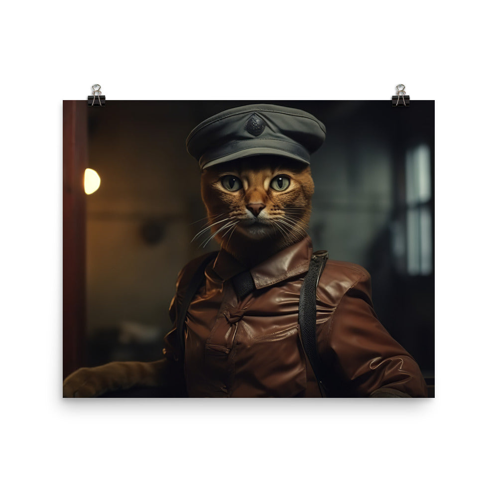 Abyssinian Prison Officer Photo paper poster - PosterfyAI.com