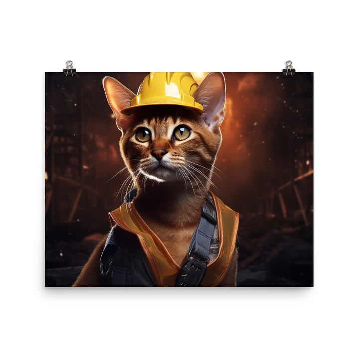 Abyssinian Contractor Photo paper poster - PosterfyAI.com