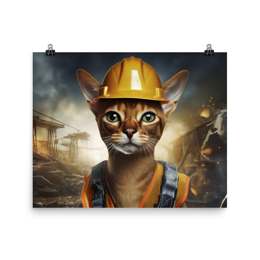 Abyssinian Contractor Photo paper poster - PosterfyAI.com