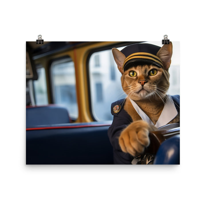 Abyssinian Transit Operator Photo paper poster - PosterfyAI.com