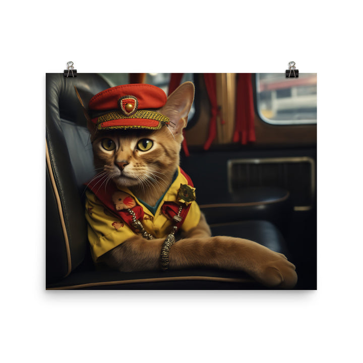 Abyssinian Transit Operator Photo paper poster - PosterfyAI.com