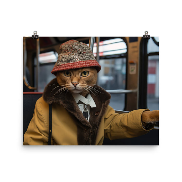 Abyssinian Transit Operator Photo paper poster - PosterfyAI.com