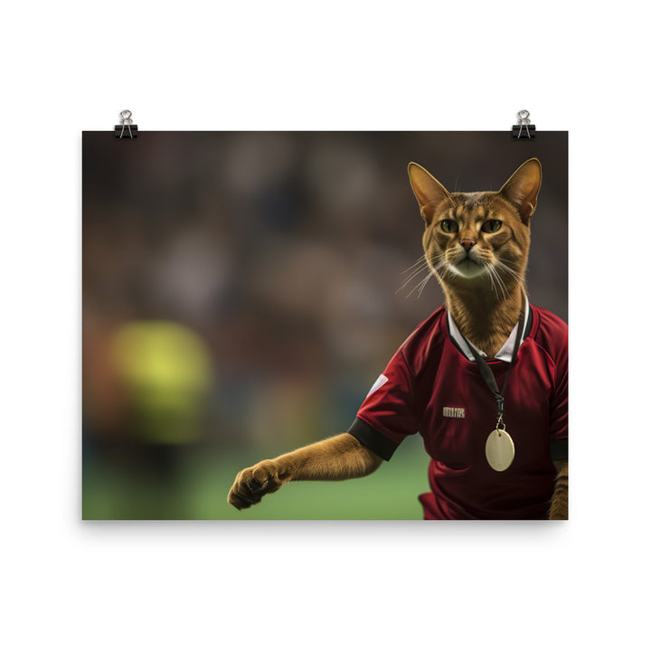 Abyssinian Referee Photo paper poster - PosterfyAI.com