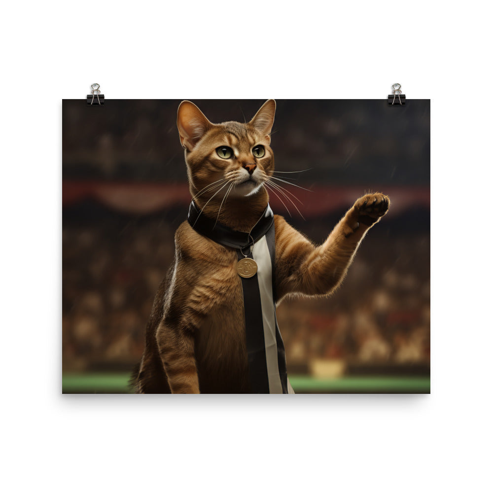 Abyssinian Referee Photo paper poster - PosterfyAI.com