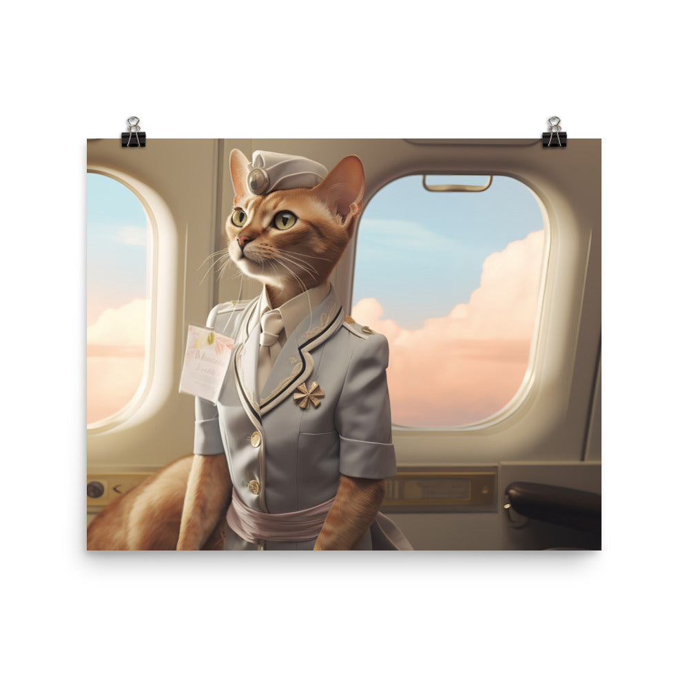 Abyssinian Cabin Crew Photo paper poster - PosterfyAI.com