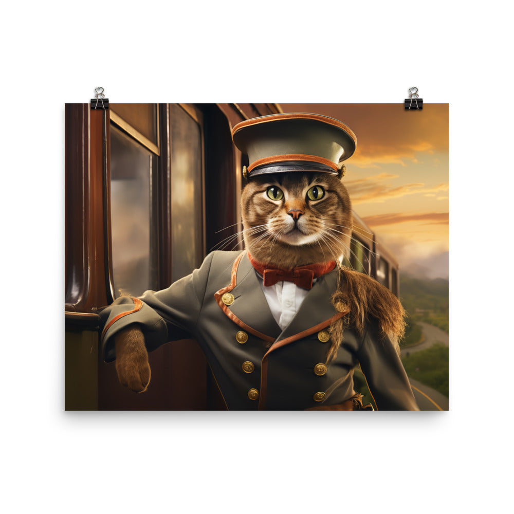 Abyssinian Transit Operator Photo paper poster - PosterfyAI.com