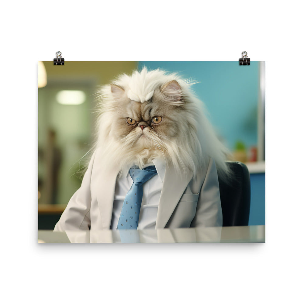 Persian Sales Consultant Photo paper poster - PosterfyAI.com