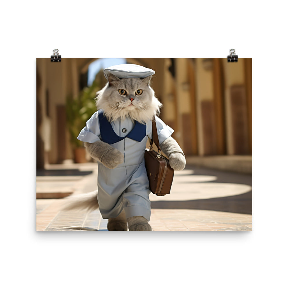 Persian Mail Carrier Photo paper poster - PosterfyAI.com