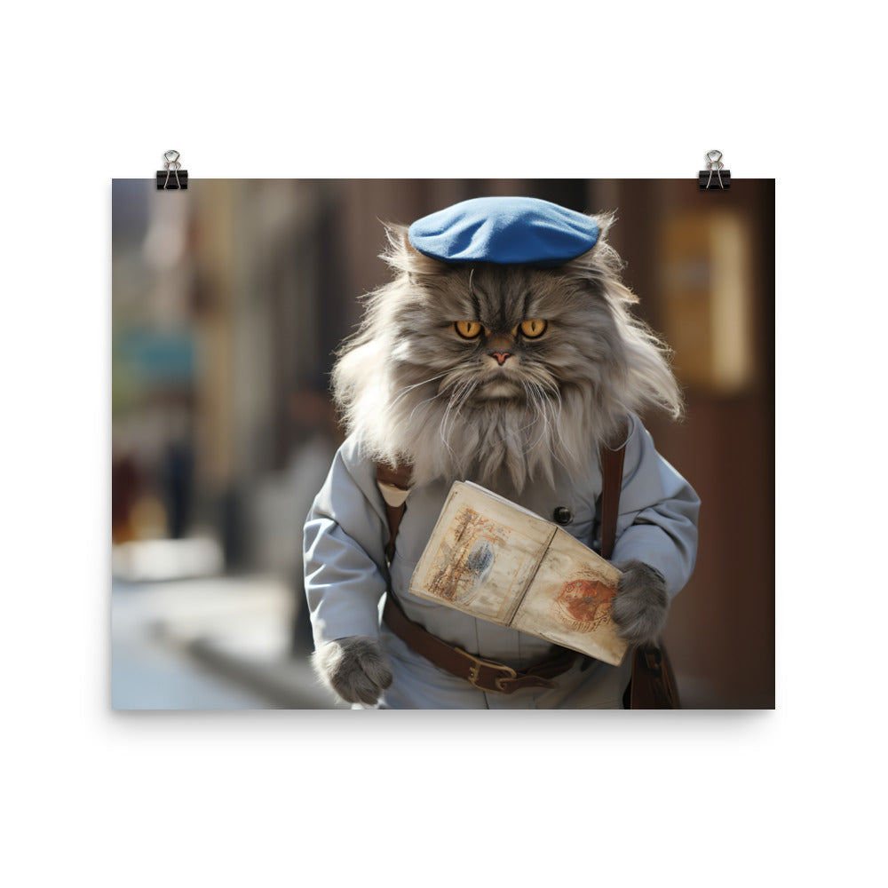 Persian Mail Carrier Photo paper poster - PosterfyAI.com