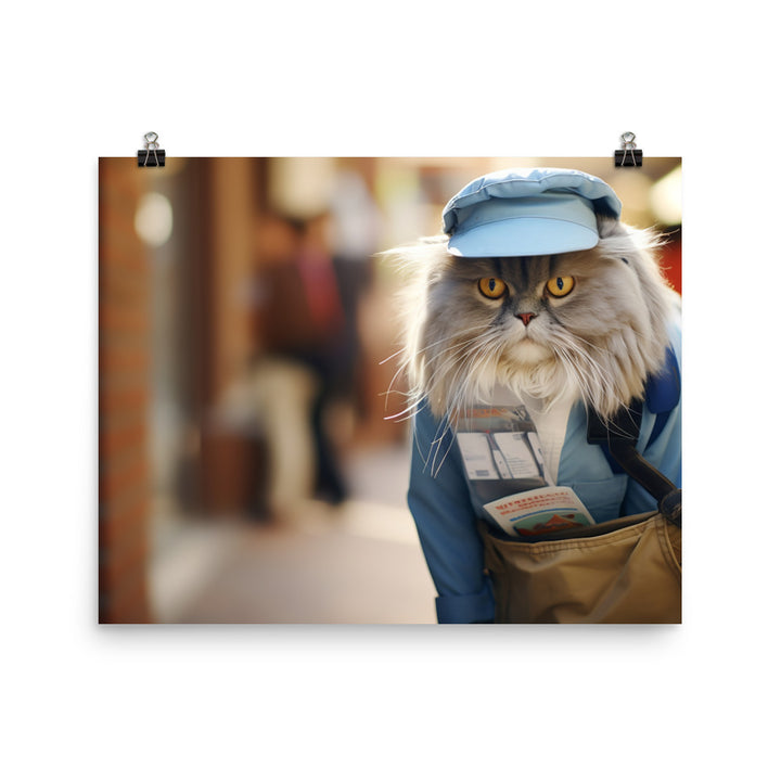 Persian Mail Carrier Photo paper poster - PosterfyAI.com