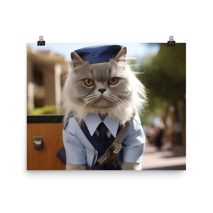 Persian Mail Carrier Photo paper poster - PosterfyAI.com