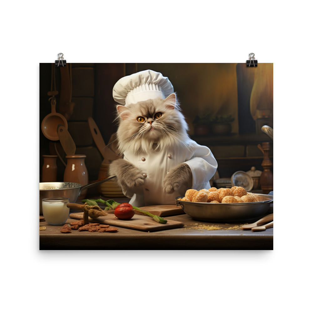 Persian Chef Photo paper poster - PosterfyAI.com