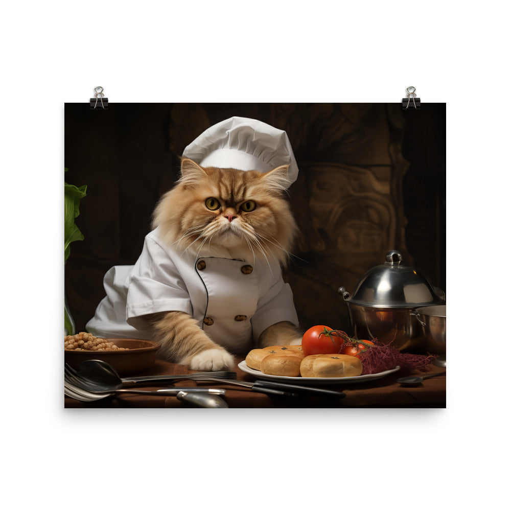 Persian Chef Photo paper poster - PosterfyAI.com